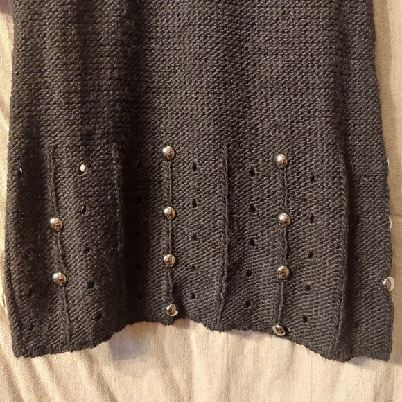 Dressing De Jola studded mini sweater dress, size L, NWOT - Picture 4 of 5